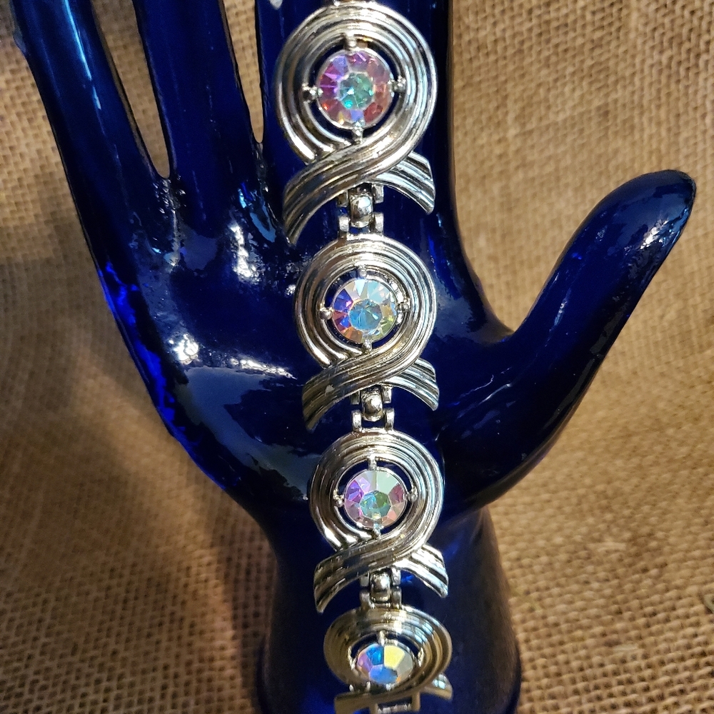 Sarah Coventry Vintage Crystal  Bracelet